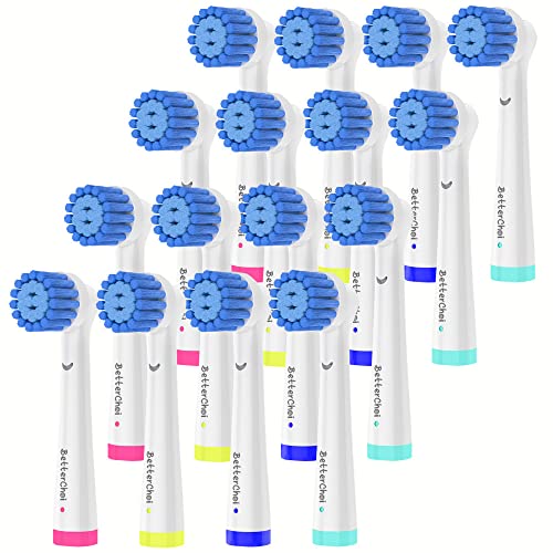 16 Pack Sensitive Gum Care Brush Heads