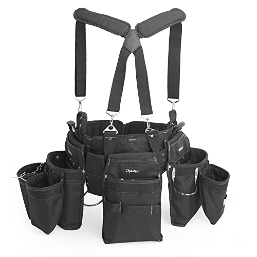 16-Pocket Tool Belts with Suspenders