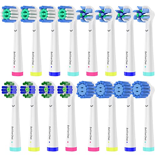 16pcs Replacement Brush Heads for Oral B Electric Toothbrushes