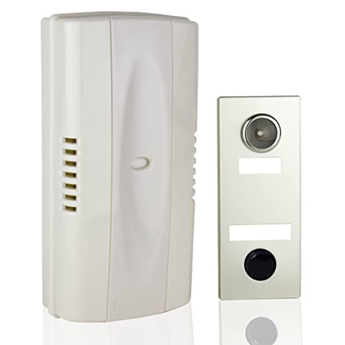 2-Note Mechanical Door Bell Chime and Button with Viewer