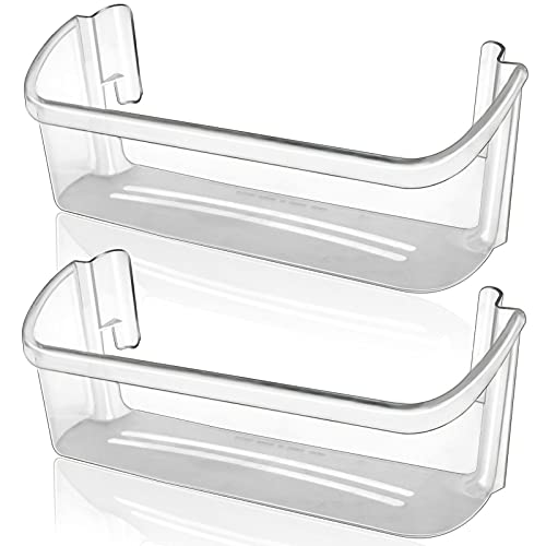 Clear Bottom Door Bin Shelf for Frigidaire/ElectroluxFridges - 2 Pack