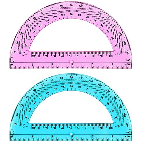  EBOOT 2 Pack Plastic Ruler Straight Ruler Plastic Measuring  Tool for Student School Office (Pink, 12 Inch) : Office Products