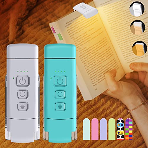 2-Pack Reading Light with 6 Bookmark