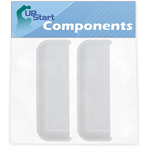 2-Pack W10861225 White Dryer Door Handle Replacement