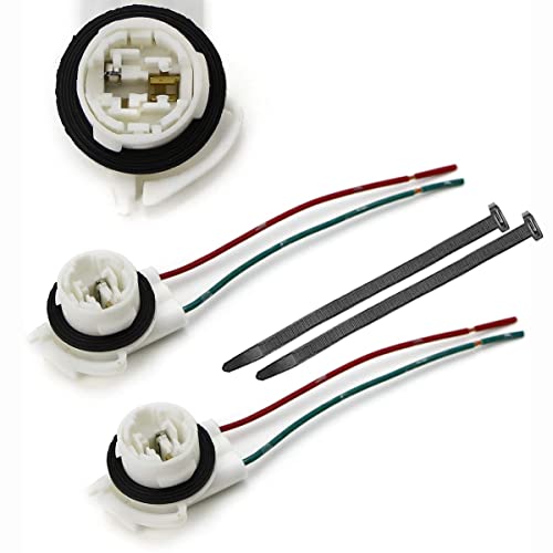 2 Pack Wire Harness Pigtail Light Socket Repair Kit