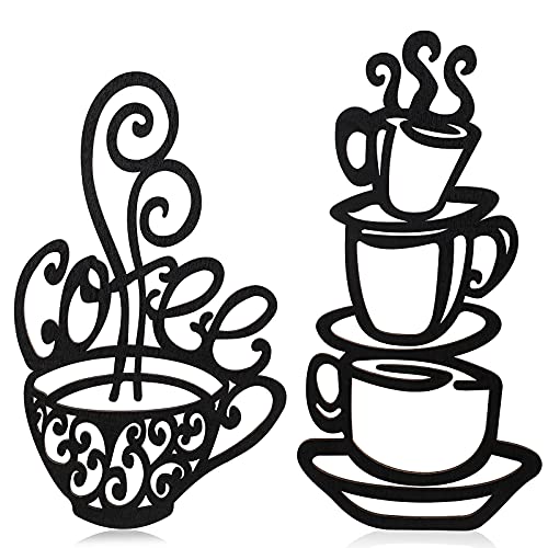 2 Pieces Coffee Cup Wall Decor