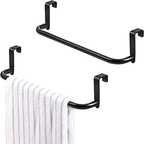 2 Pieces Metal Towel Bar Kitchen Cabinet Towel Rack Strong Steel Towel Bar Rack