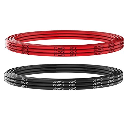 20 AWG Silicone Wire Hook Up Cable 20 Feet
