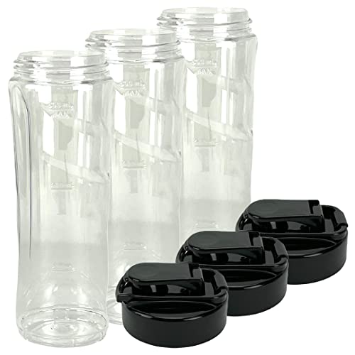 Oster Blend N Go Mason Jar Blender, with (2) 20 oz. BPA-free Plastic Jars,  Black