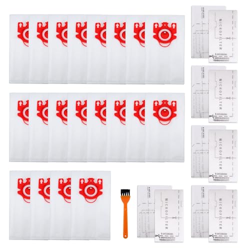 20 Pack Miele Vacuum Bags, FJM Replacement Bags - Efficient and Durable