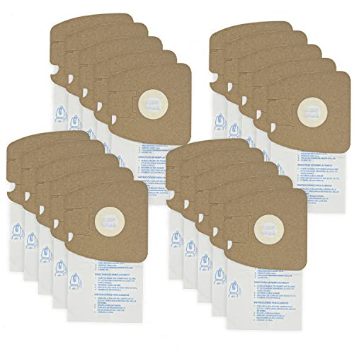 20 Pack Replacement Filtration MM Paper Vacuum Cleaner Bags