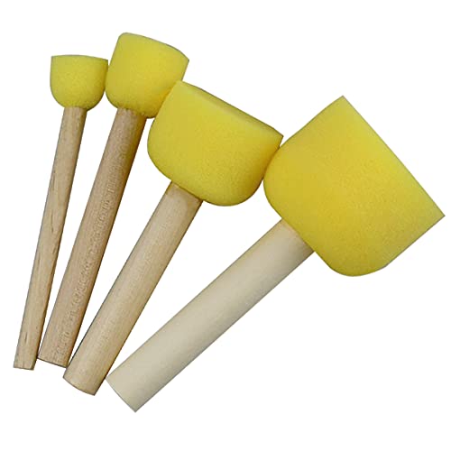 20 pcs Round Sponges Brush Set