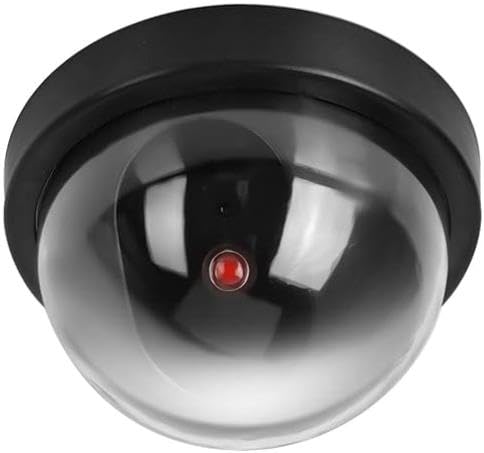 [2021 Upgraded] Dome Dummy CCTV Camera - Realistic Fake Security Camera