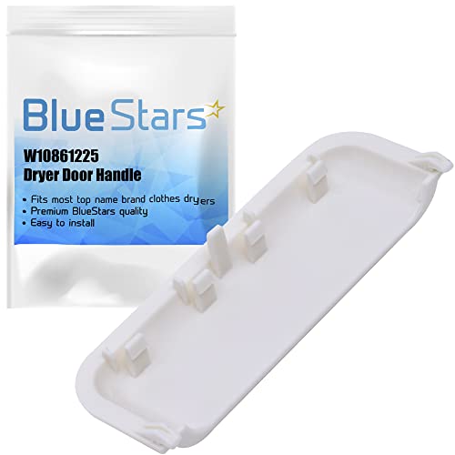 BlueStars W10861225 Dryer Door Handle - Exact Fit for Whirlpool & Kenmore
