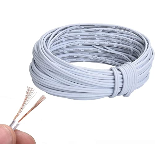 20m(66ft) 20AWG 2Pin Extension Cable Wire Cord Line