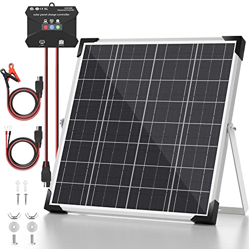 20W Solar Battery Trickle Charger