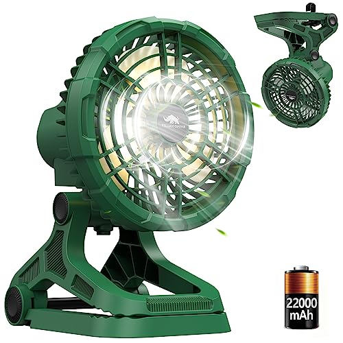 Rhino Valley Rechargeable Camping Fan & LED Lantern