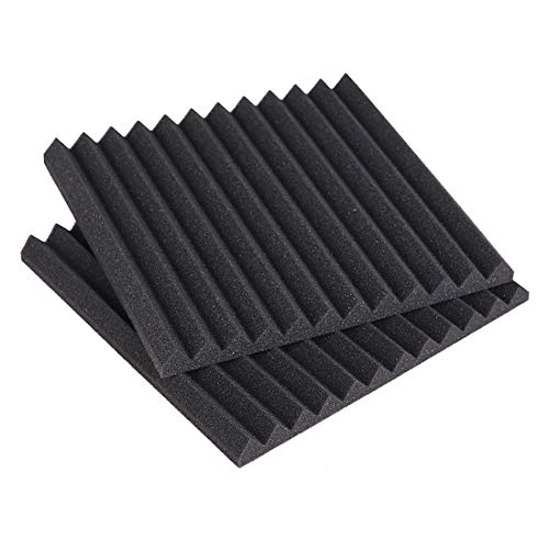 KAISHENGWEI 24 Pack 1" Acoustic Foam Panels: Black
