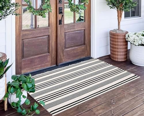 24'' x 51'' Striped Outdoor Rug