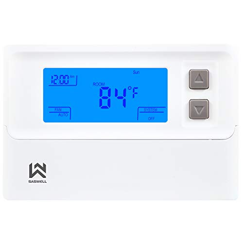 24V Heat Pump Thermostat with Backlit Display