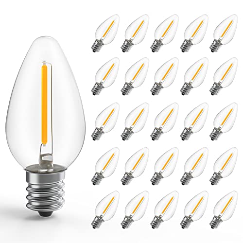 25 Pack E12 LED Bulb