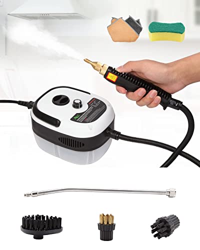 2500W Handheld Steam Cleaner with 3 Brush Heads