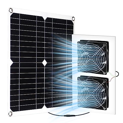 25W Solar Panel Fan Kit