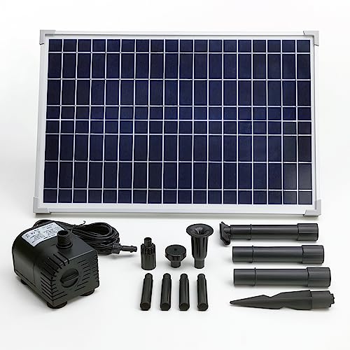 AEO 25W Solar Water Pump Kit: DC Dry-Run Protection for Fountain, Fish Pond