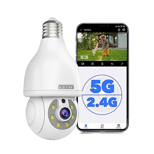 2K HD Light-Bulb Security Camera