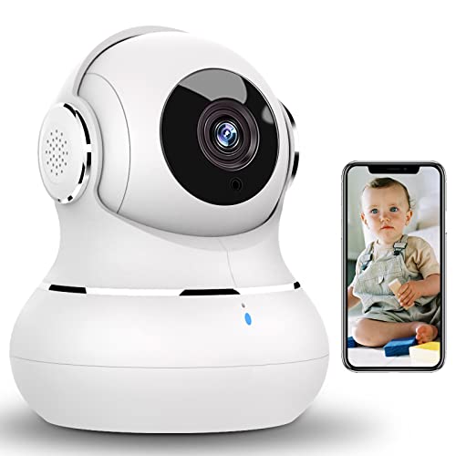 2K Indoor Security Camera, 360 Pan/Tilt Home Security Camera with Motion Detection, litokam Pet Camera with Phone App, Baby Monitor with Night Vision, WiFi Camera-Two Way Audio, Work with Alexa