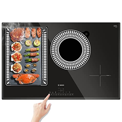Induction Cooktop Mat Heat Insulation Pad Silicone Cooktop Scratch  Protector Cover Non-Slip Pads For Magnetic