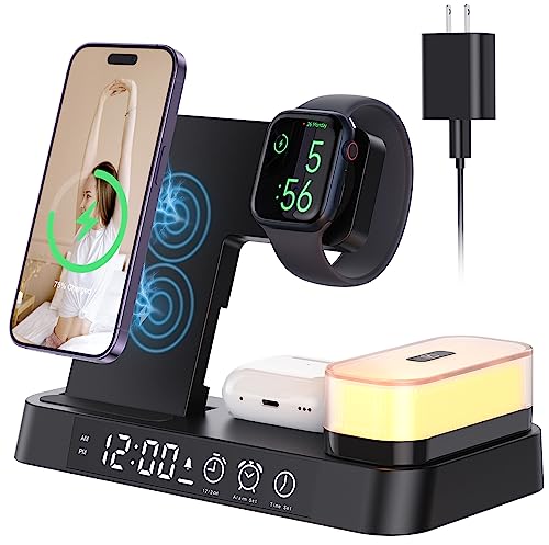 3 in 1 Alarm Clock Charging Station for iPhone