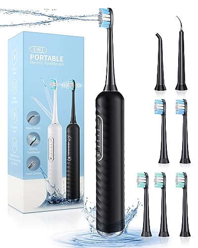 3-in-1 Electric Toothbrush and Water Flosser Combo