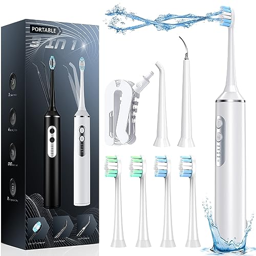 3 in 1 Electric Toothbrush with Water Flosser Combo