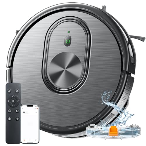 3-in-1 Mopping Robotic Vacuum, Smart App Control, 1600Pa Max Suction