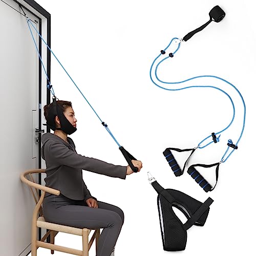 3-in-1 Neck and Cervical Traction Pulley Device