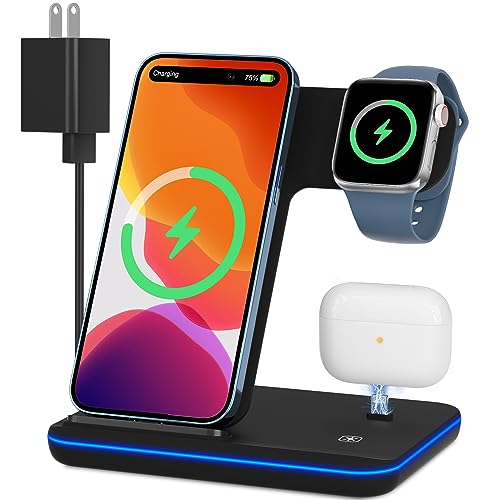 3 in 1 Wireless Charger for Apple Devices