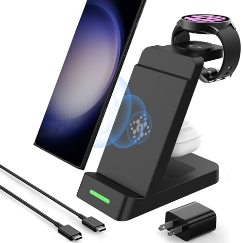 3-in-1 Wireless Charger for Samsung Watch and Phone