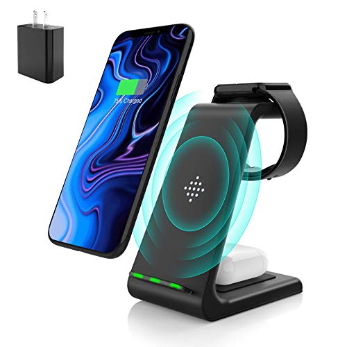 3-in-1 Wireless Charger Stand Dock for Apple