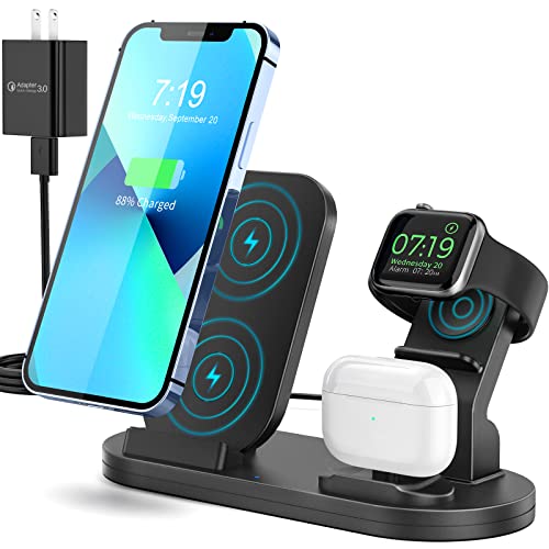 3-in-1 Wireless Charger Stand for Apple Products