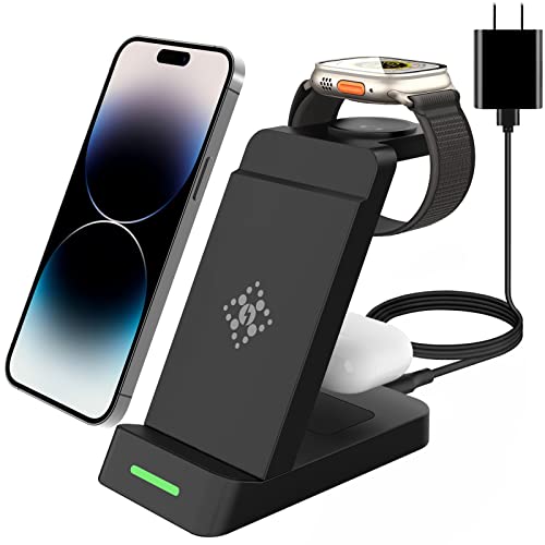 3-in-1 Wireless Charger Stand for Apple Products