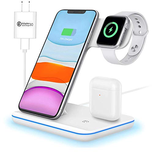 3-in-1 Wireless Charger Station for Multiple Devices
