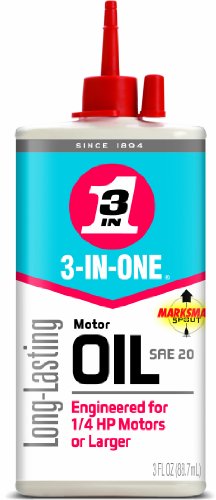 3-In-One Electric Motor Lubricant 3 Ounce, 6 Pack