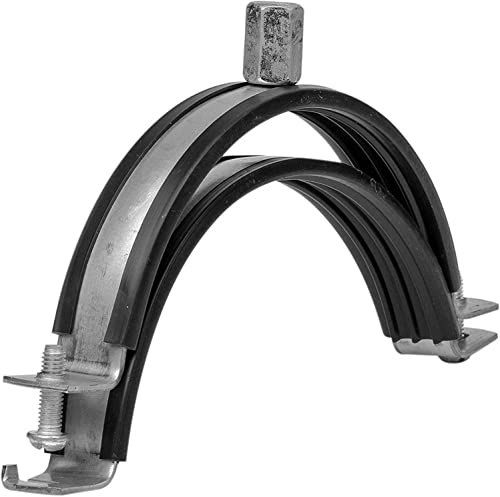 3" Inch Galvanized Pipe Hanger with Rubber