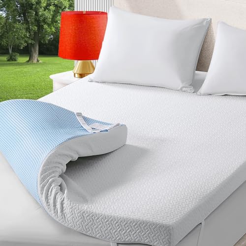 3 Inch Gel Memory Foam Mattress Topper Queen Size