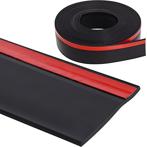 RV Slide Out Rubber Seal with Adhesive Tape, 40ft Black Trailer Strip