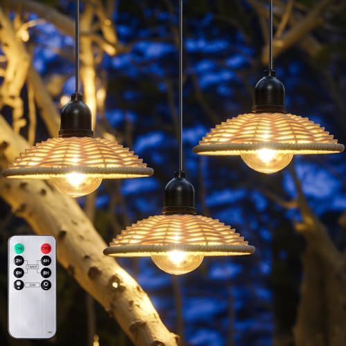 3 Pack Battery Operated Pendant Light