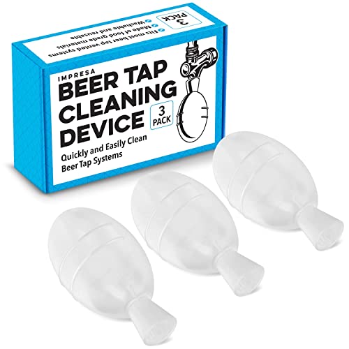 [3 Pack] Beer Tap Ball Cleaning Device