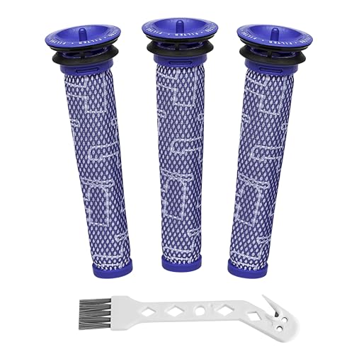 BRENSTEN 3-Pack Pre Filters for Dyson V6, V7, V8 Vacuum Cleaners