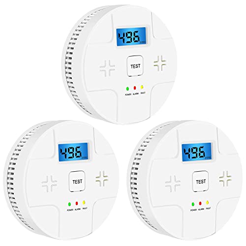 3 Pack Smoke and Carbon Monoxide Detector